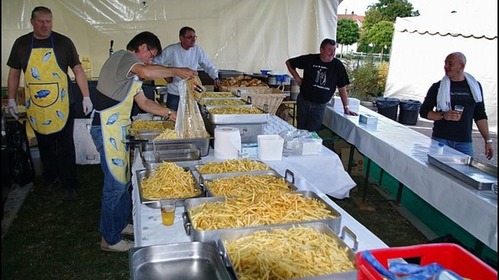 Succès habituel aux moules/frites