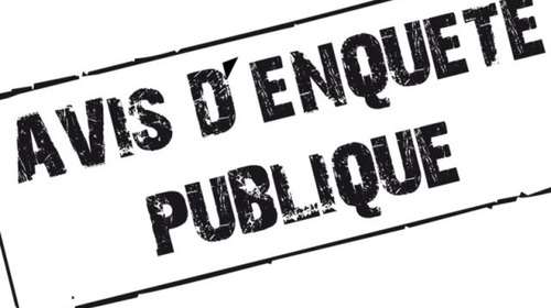 Enquête publique : déclassement d'une emprise du chemin de l'écluse