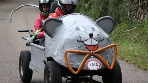 Descente de caisses à savon