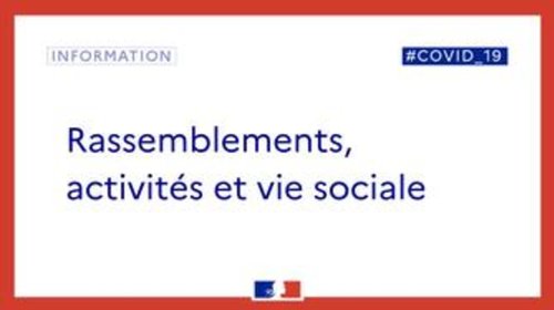 Déclaration des rassemblements de plus de dix personnes