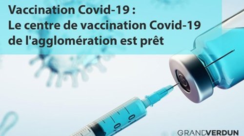 Vaccination anti covid19, centre fermé du 4 au 14/02/21