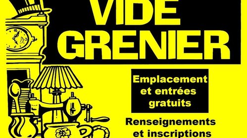 Brocante vide-greniers le dimanche 29 aout 2021