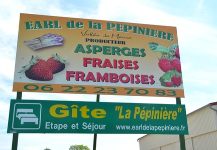 Vente asperges, fraises ou framboises